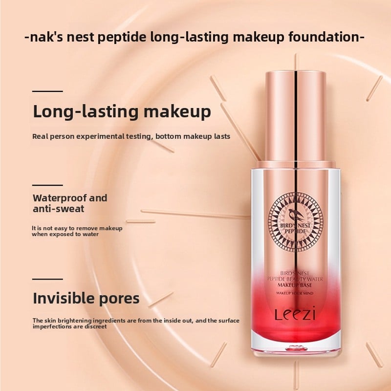 Bird?s Nest Skincare Foundation ? Concealing, Pore-Blurring, Hydrating & Waterproof