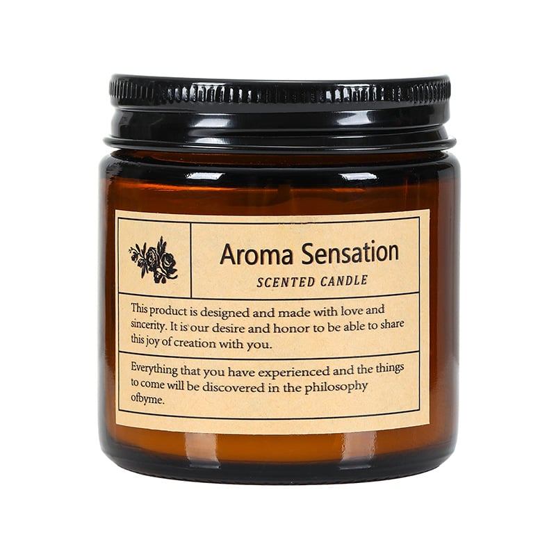 Aromatherapy Candle Tea Cup Brown Cup Smokeless Handmade Soybean Wax Fragrance Essential Oil Home Incense Wedding Gift