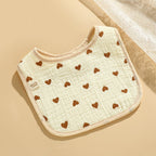 Baby Bib Class A Six-layer Round Children's Bib Cartoon Newborn Anti-spitting Pure Cotton Spring and Summer