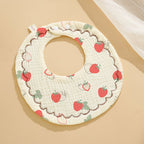 Baby Bib Class A Six-layer Round Children's Bib Cartoon Newborn Anti-spitting Pure Cotton Spring and Summer