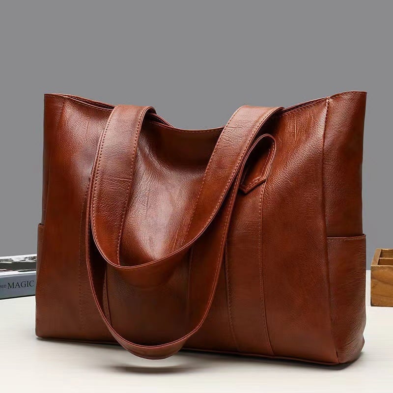 Soft leather women's bag, leather bag, shoulder bag
