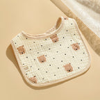 Baby Bib Class A Six-layer Round Children's Bib Cartoon Newborn Anti-spitting Pure Cotton Spring and Summer