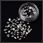 Nail Art mini Small Zircon Plated Bottom Super Flash Shaped White Pointed Bottom Micro Zirconium Mixed Color Diamond Light Luxury Nail Jewelry
